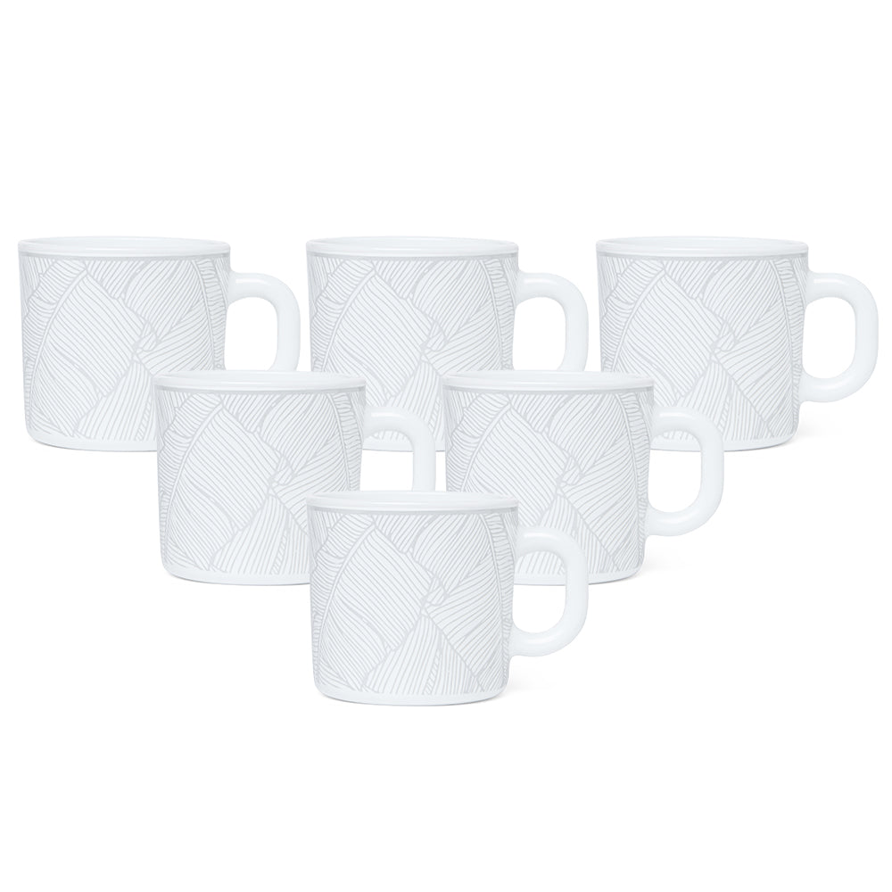 Larah By Borosil Ivy Mug Set, 180 ml