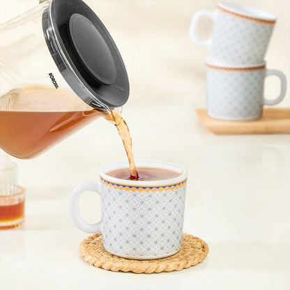 Larah By Borosil Kosmia Mug Set, 180 ml 180 ml x 6