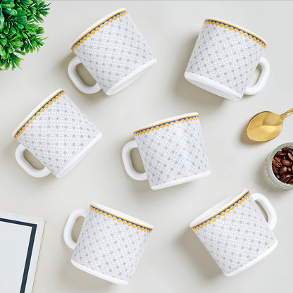 Larah By Borosil Kosmia Mug Set, 180 ml 180 ml x 6