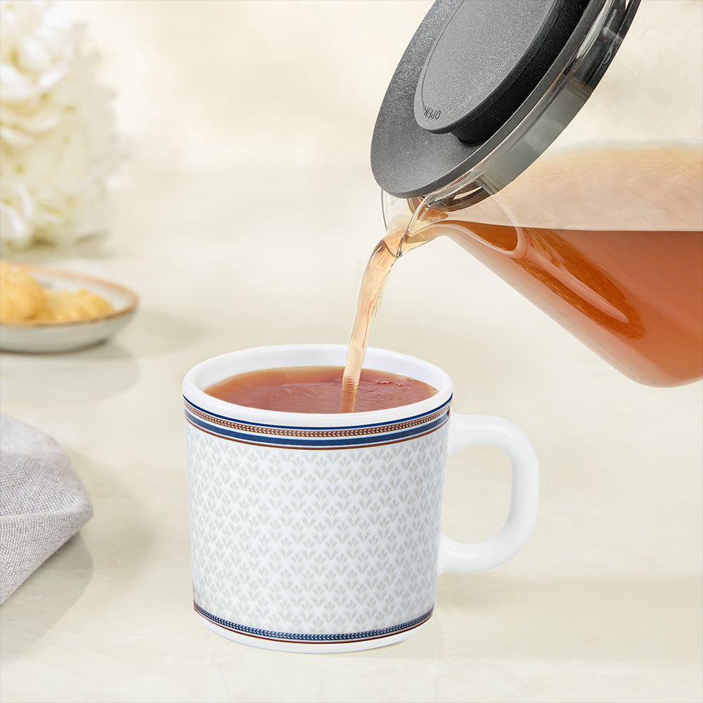 Larah By Borosil Starlight Mug Set, 180 ml 180 ml x 6
