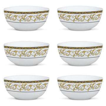 Larah by Borosil Royale Soup Bowl Set, 6 pc