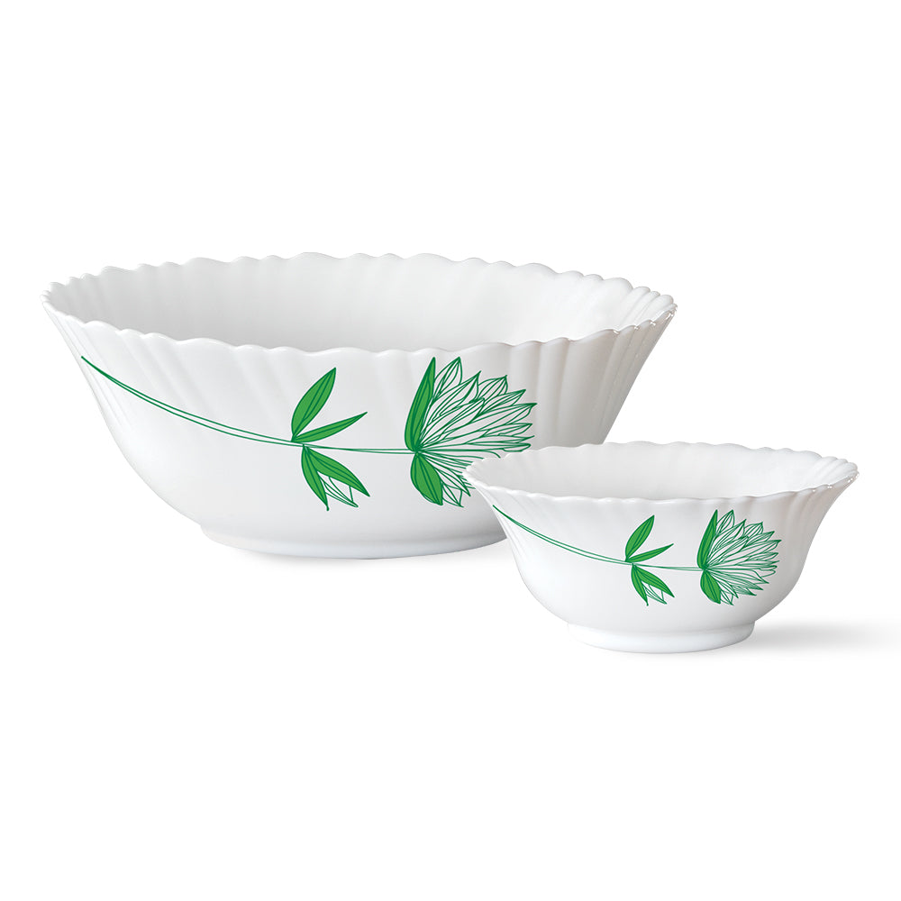 Green Lily Pudding Set