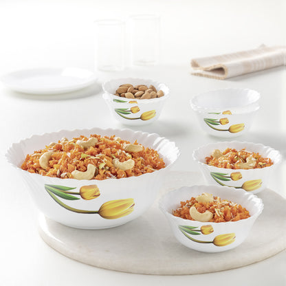 Larah by Borosil Lyana Pudding Set 7 pc Set (Large)