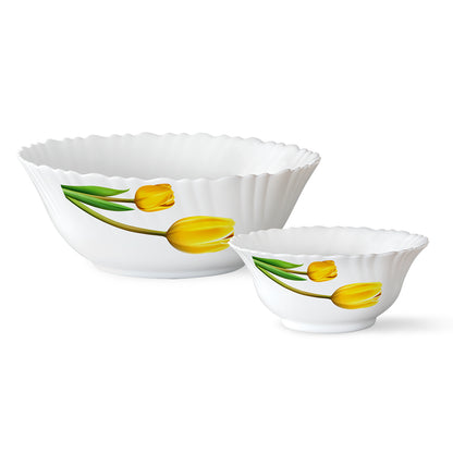 Larah by Borosil Lyana Pudding Set 7 pc Set (Large)