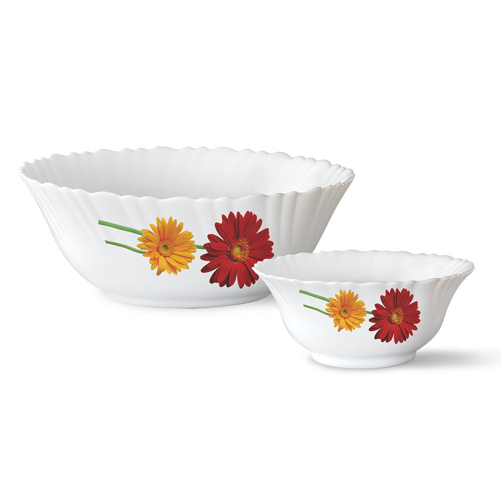 Larah by Borosil Zinnia Pudding Set 7 pc Set (Large)