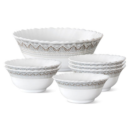 Larah by Borosil Classic Pudding Set 7 pc Set (Small)