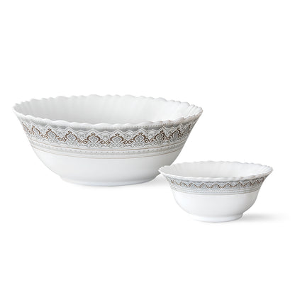 Larah by Borosil Classic Pudding Set 7 pc Set (Small)