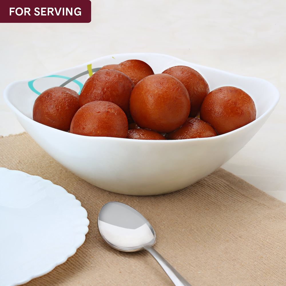 Larah by Borosil Jolly Pudding Set 7 pc Set (Square)