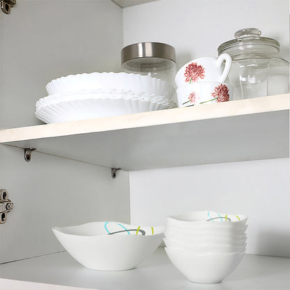 Larah by Borosil Jolly Pudding Set 7 pc Set (Square)