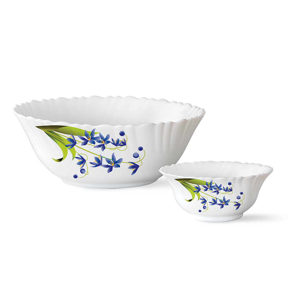 Larah by Borosil Lavender Pudding Set 7 pc Set (Small)
