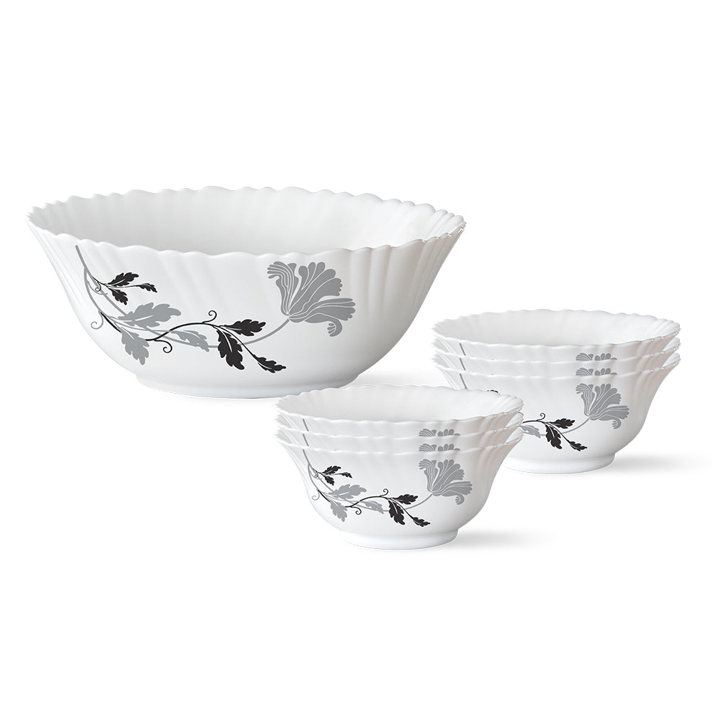 Larah by Borosil Millenia Pudding Set 7 pc Set (Small)