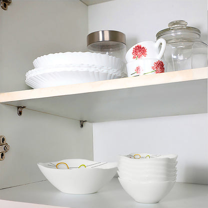 Larah by Borosil Splendour Pudding Set 7 pc Set (Square)