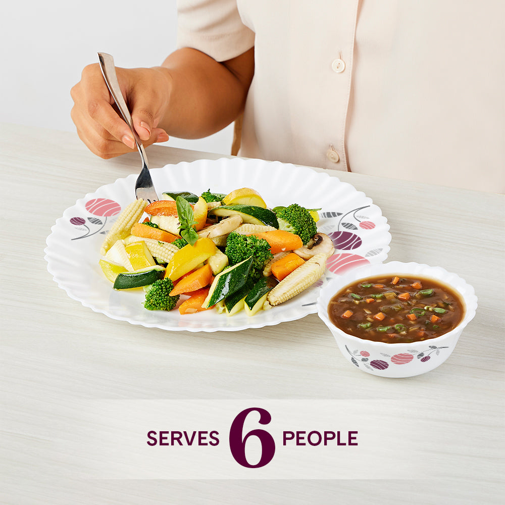 Larah Dahlia 6 pc 10" Full Plate