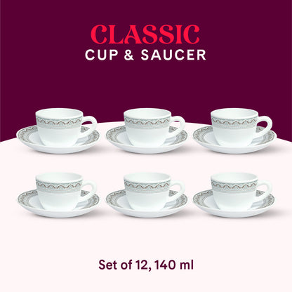 Larah Classic Cup and Saucer Set
