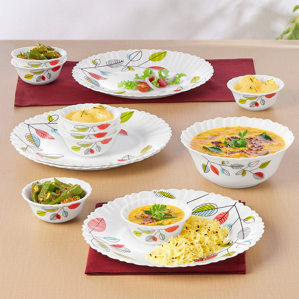 Larah by Borosil, Astra Dinner Set, 13 pc
