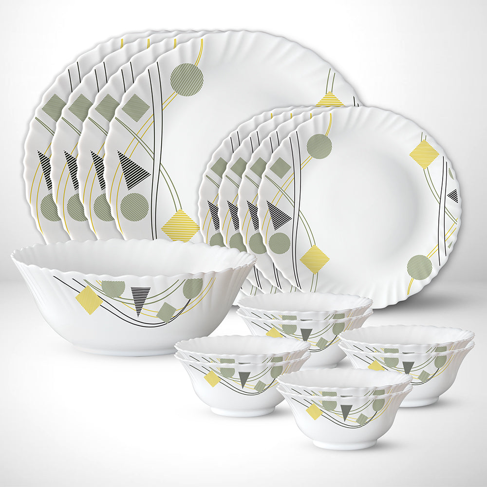 Larah Florence 17 pc Dinner Set