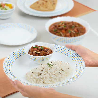 Larah Kosmo 17 pc Dinner Set