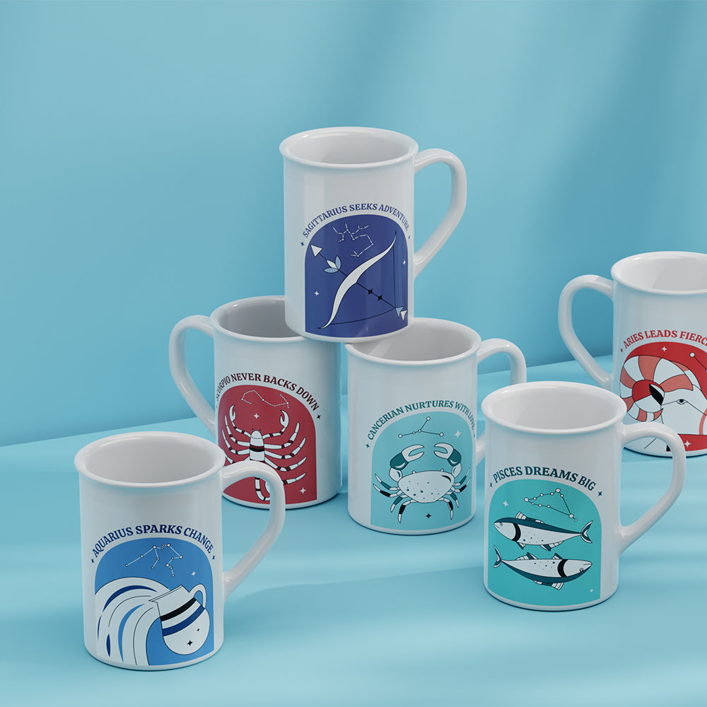 Larah by Borosil Aquarius Mug 350 ml x 1