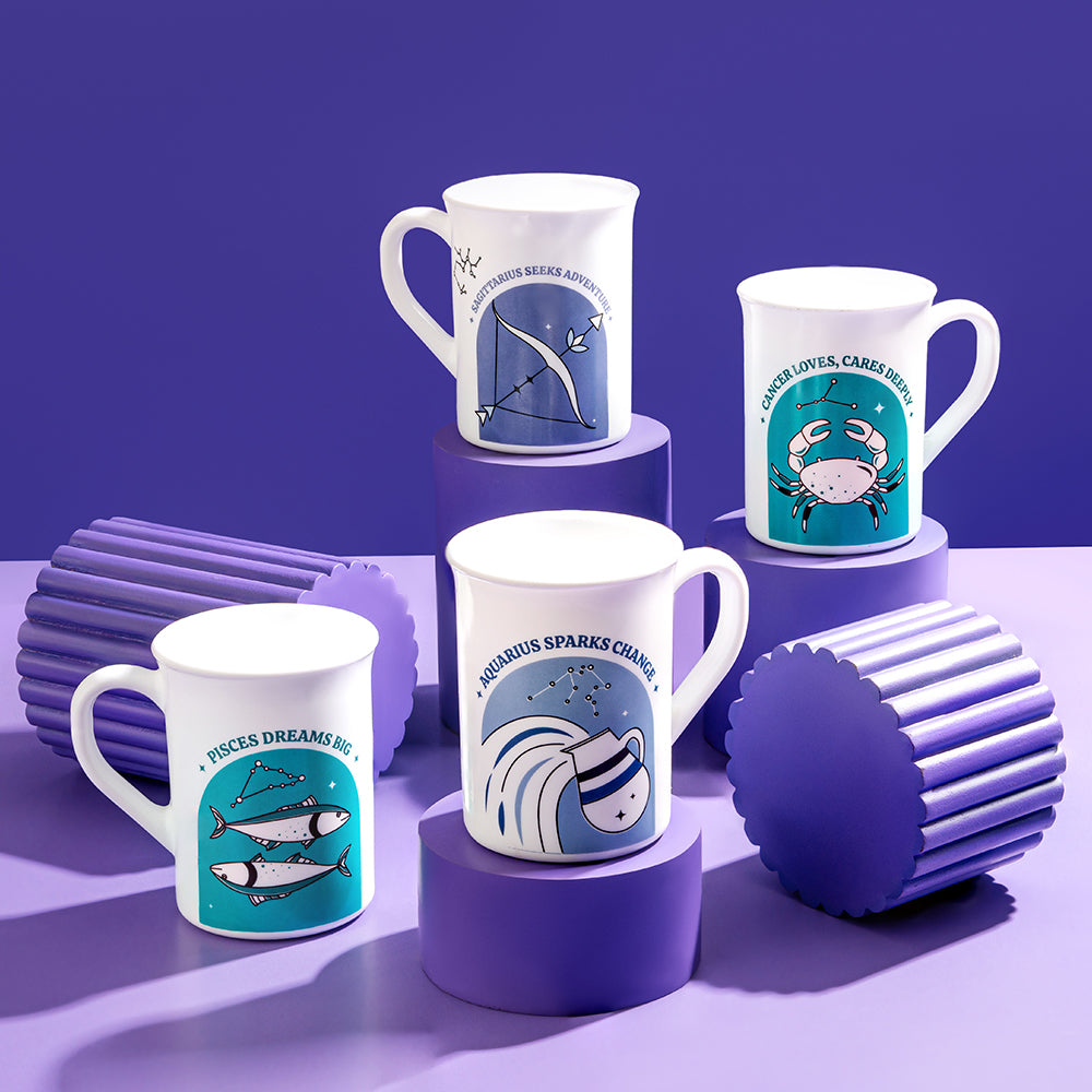 Larah by Borosil Aquarius Mug 350 ml x 1