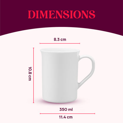Larah by Borosil Capricon Mug 350 ml x 1