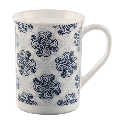Larah Kuba Grey Opalware Mug
