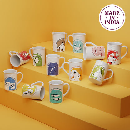Larah by Borosil Pisces Mug 350 ml x 1