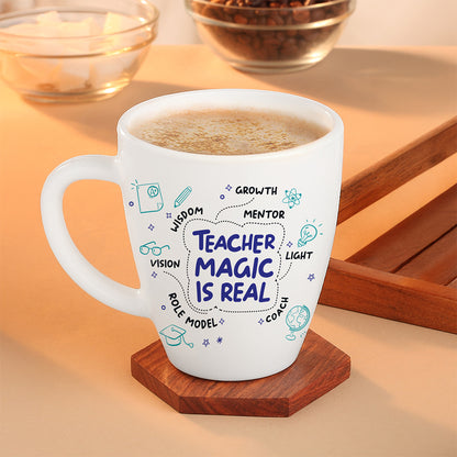 Larah by Borosil Teachers Day Opalware Mug, Magic, 390ml