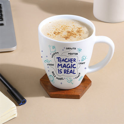 Larah by Borosil Teachers Day Opalware Mug, Magic, 390ml