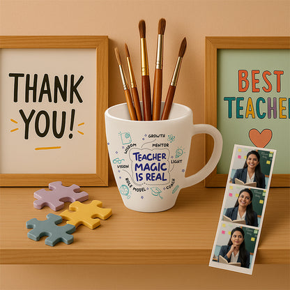 Larah by Borosil Teachers Day Opalware Mug, Magic, 390ml