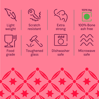 Larah by Borosil Father's Day Opalware Mug Superhero, 390ml 390 ml