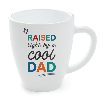 Larah by Borosil Father's Day Opalware Mug, Cool Dad, 390ml 390 ml