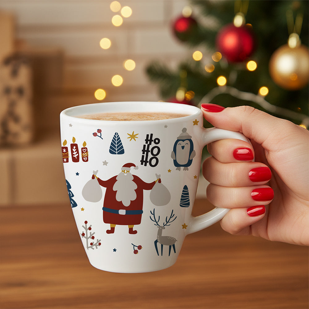 Christmas Day Mug, Santa