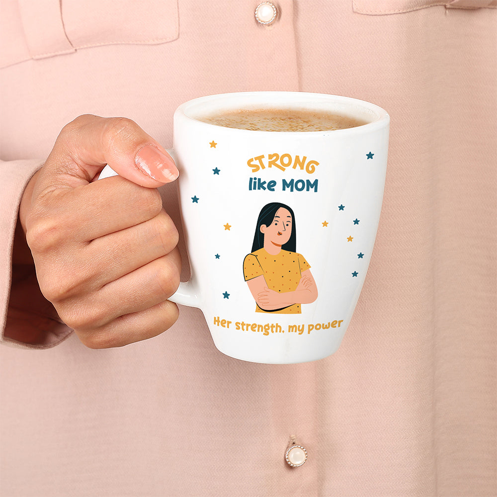Larah by Borosil Strong Like Mom, Coffee Mug, 390 ml 390 ml