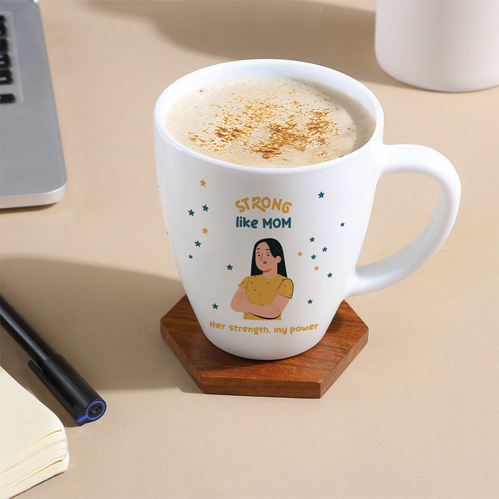 Larah by Borosil Strong Like Mom, Coffee Mug, 390 ml 390 ml