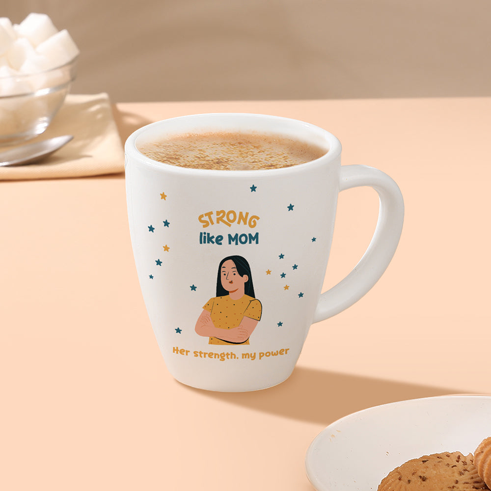 Larah by Borosil Strong Like Mom, Coffee Mug, 390 ml 390 ml