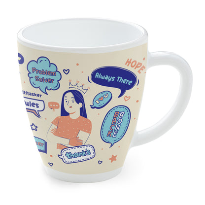 Larah by Borosil My Mother is My Back Bone, Coffee Mug, 390 ml 390 ml