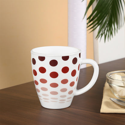 Larah by Borosil Polka Red Mug 390 ml