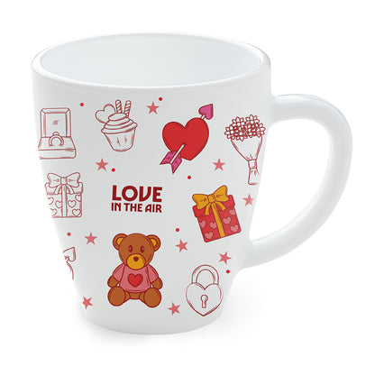 Larah by Borosil Valentine Day Love Opalware Mug