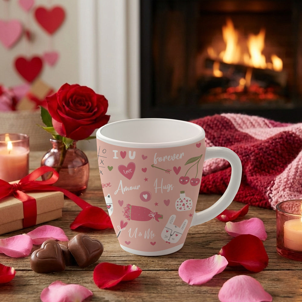 Larah by Borosil Valentine Day Forever Opalware Mug