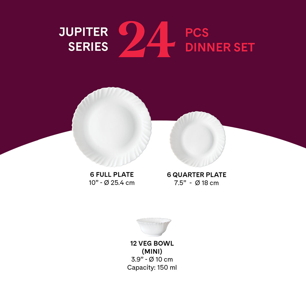 Larah Kosmo 24 pc Dinner Set