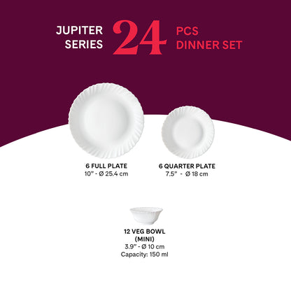 Larah Kosmo 24 pc Dinner Set