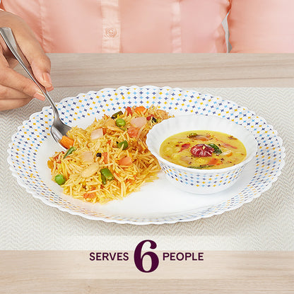 Larah Kosmo 24 pc Dinner Set