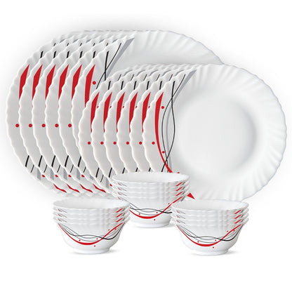 Larah by Borosil Nyla 24 pc Dinner Set 24 pc Set: Serves 6
