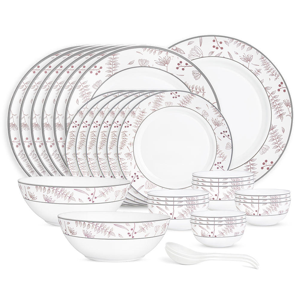 Larah By Borosil Grandeur Dinner Set