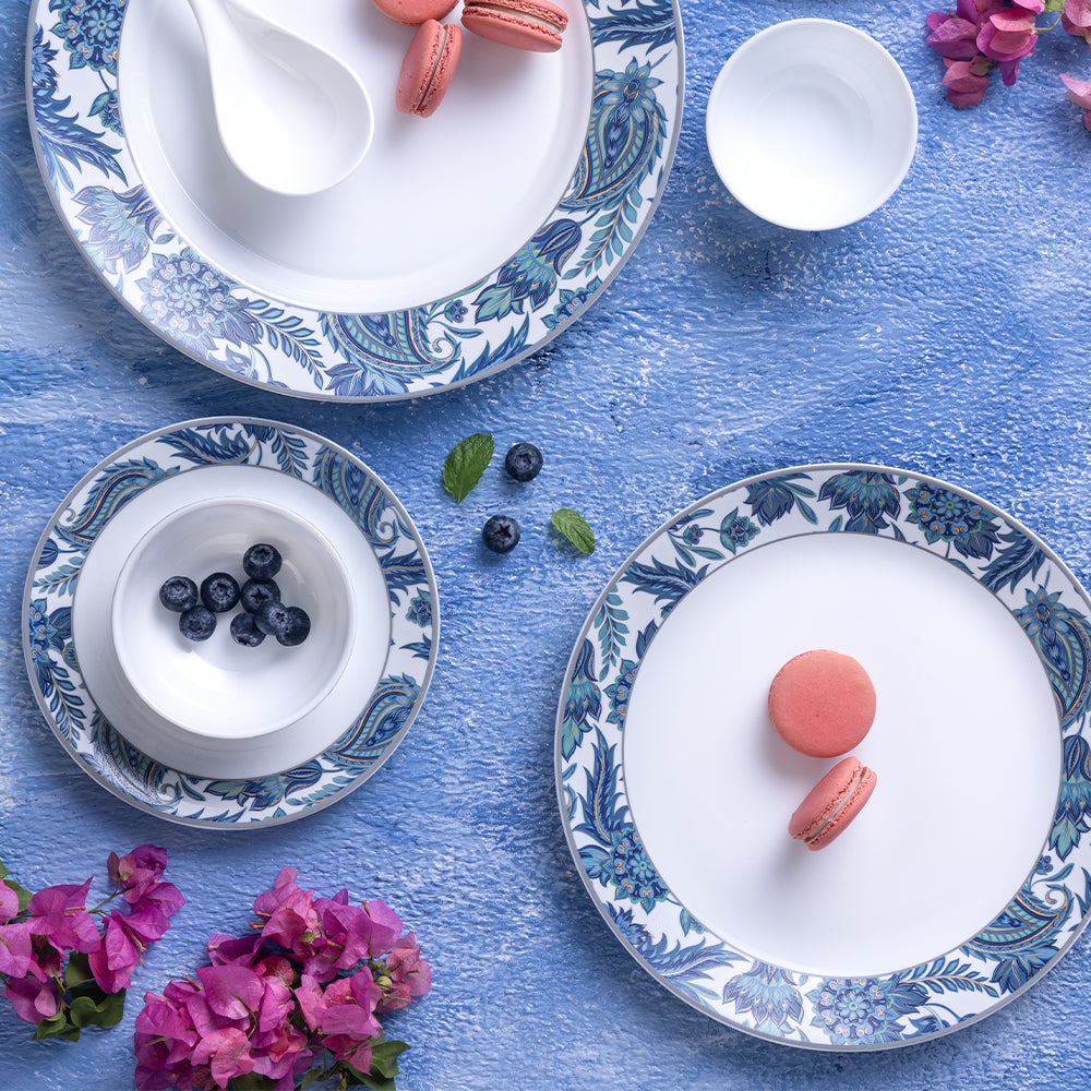 Larah By Borosil New Iris Dinner Set