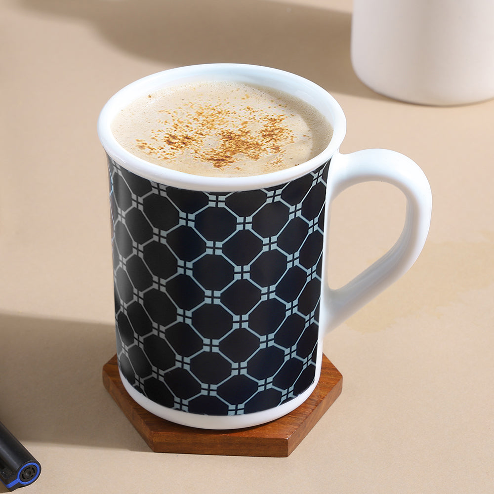 Larah By Borosil Kazak Blue Mug Set 350 ml x 2