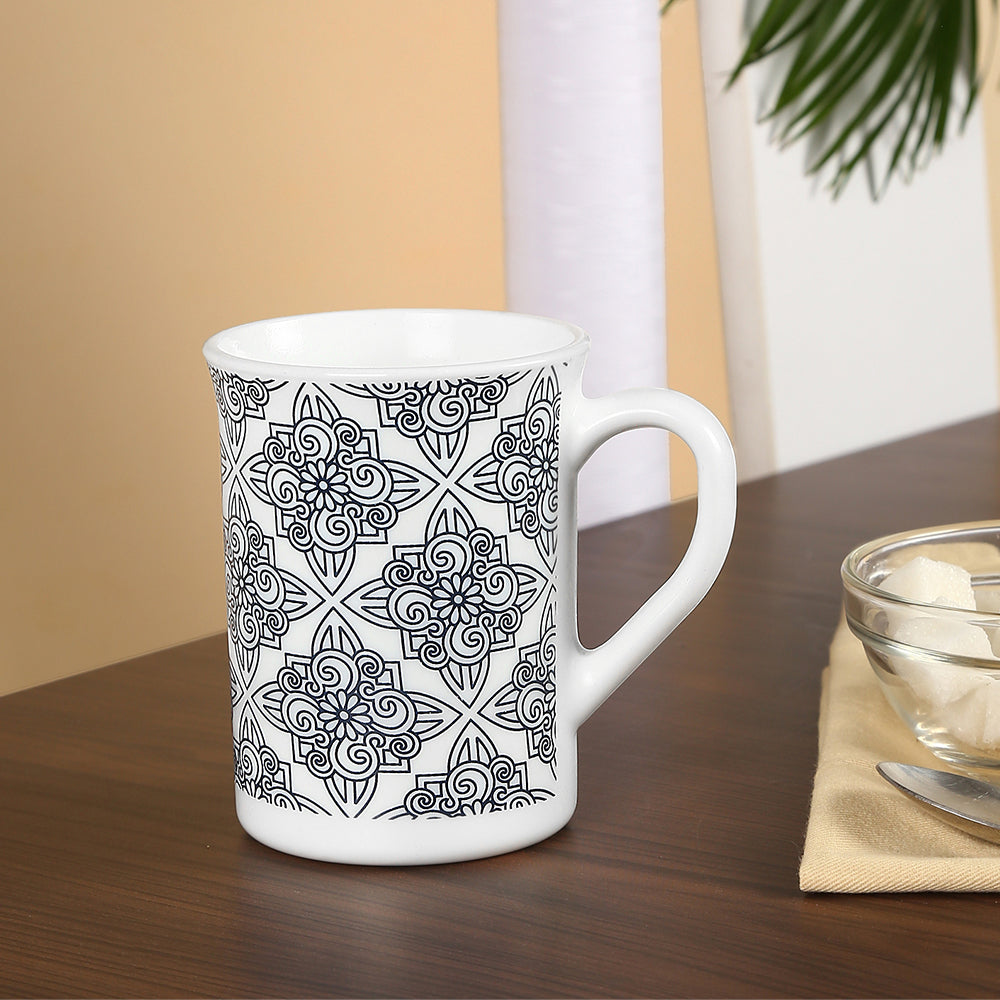 Larah by Borosil Kuba Blue Mug Set 350 ml x 2