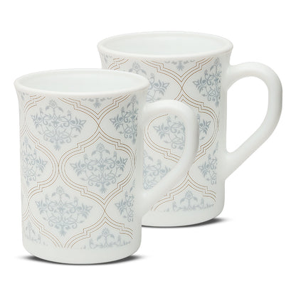 Larah By Borosil Sivas Grey Mug Set 350 ml x 2