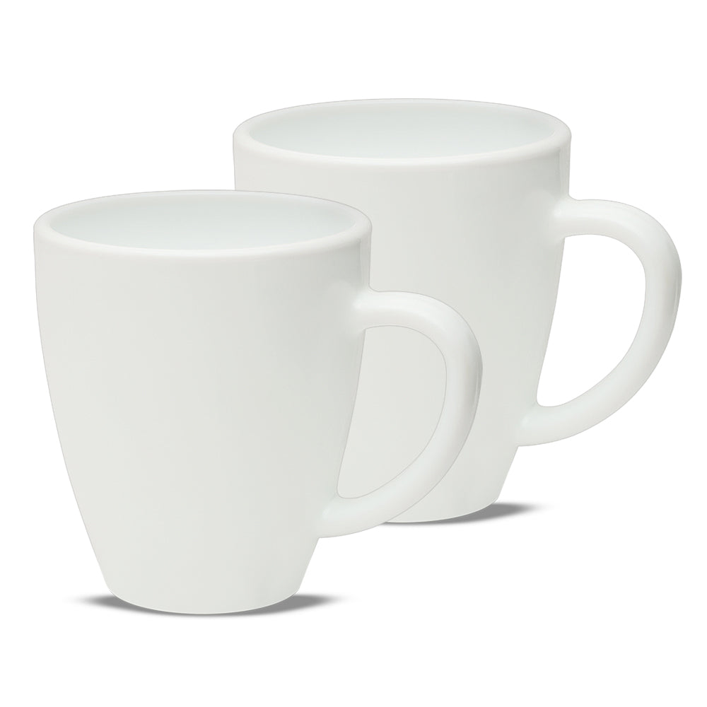 Larah Logo Opalware Mug Set