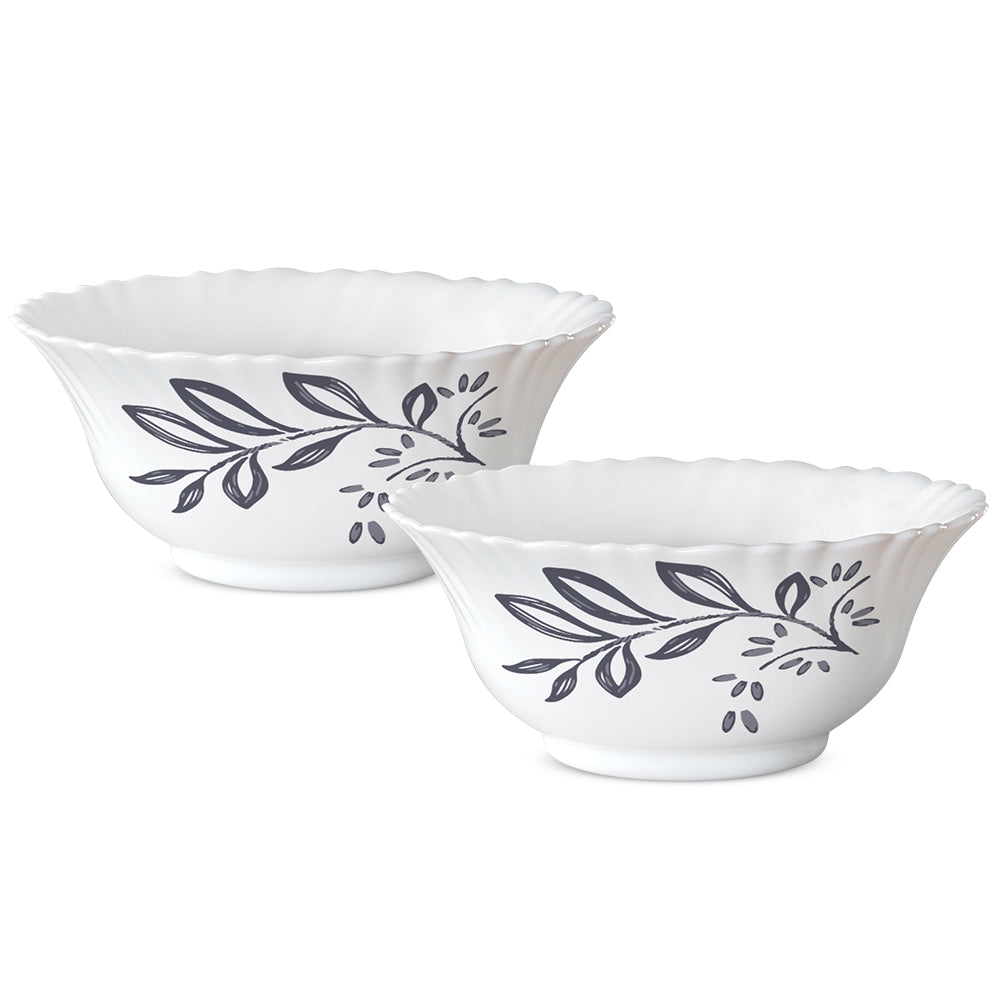 Dark Forest Veg Bowl, Fluted